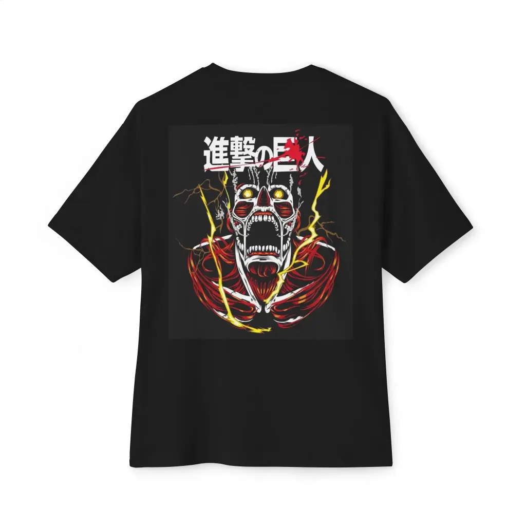 Unisex Oversized Graphic Tee, Casual Streetwear Shirt, Anime Inspired T-Shirt